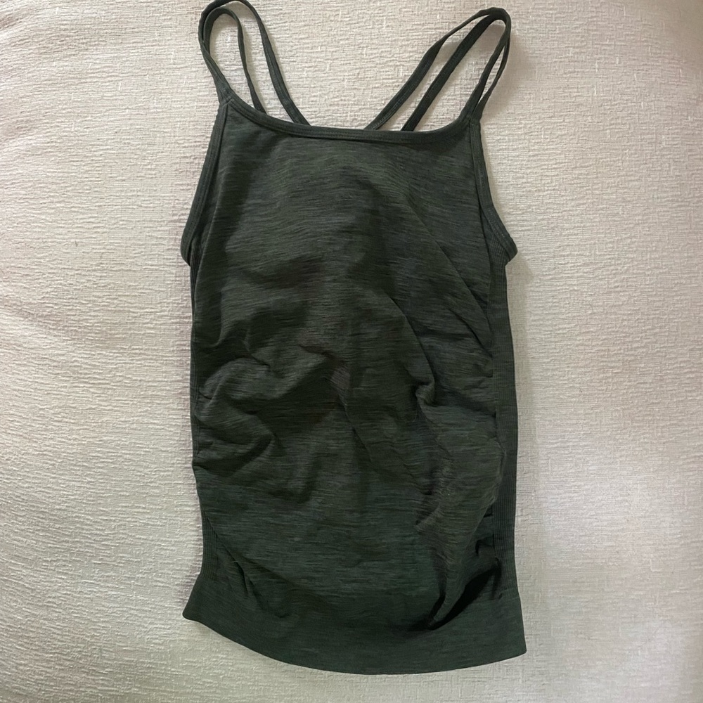 Sweaty Betty Namaste Yoga Top-Dark Grees